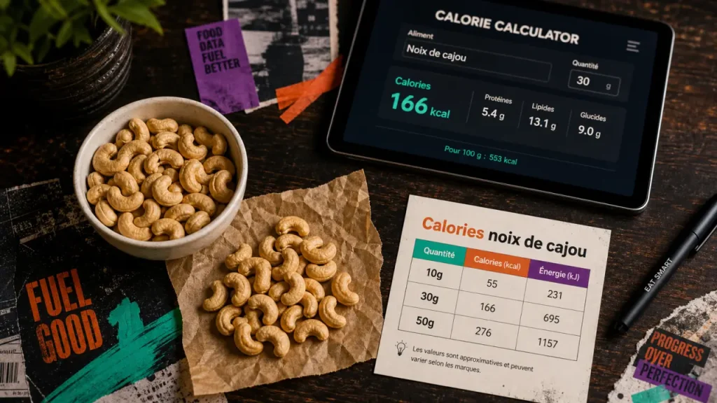 Noix de cajou calories : 30 g, 100 g et la vraie place dans un régime