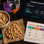Noix de cajou calories : 30 g et 100 g