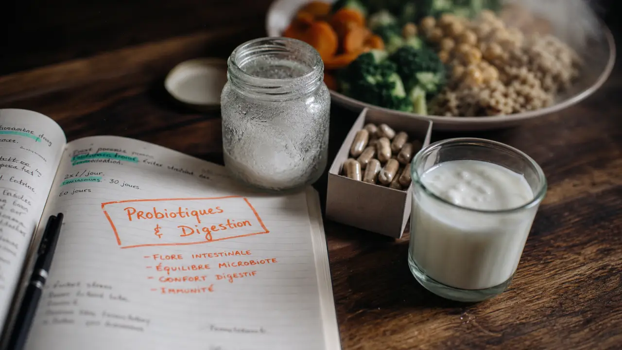 Probiotiques pour maigrir : digestion et microbiote, yaourt et gélules