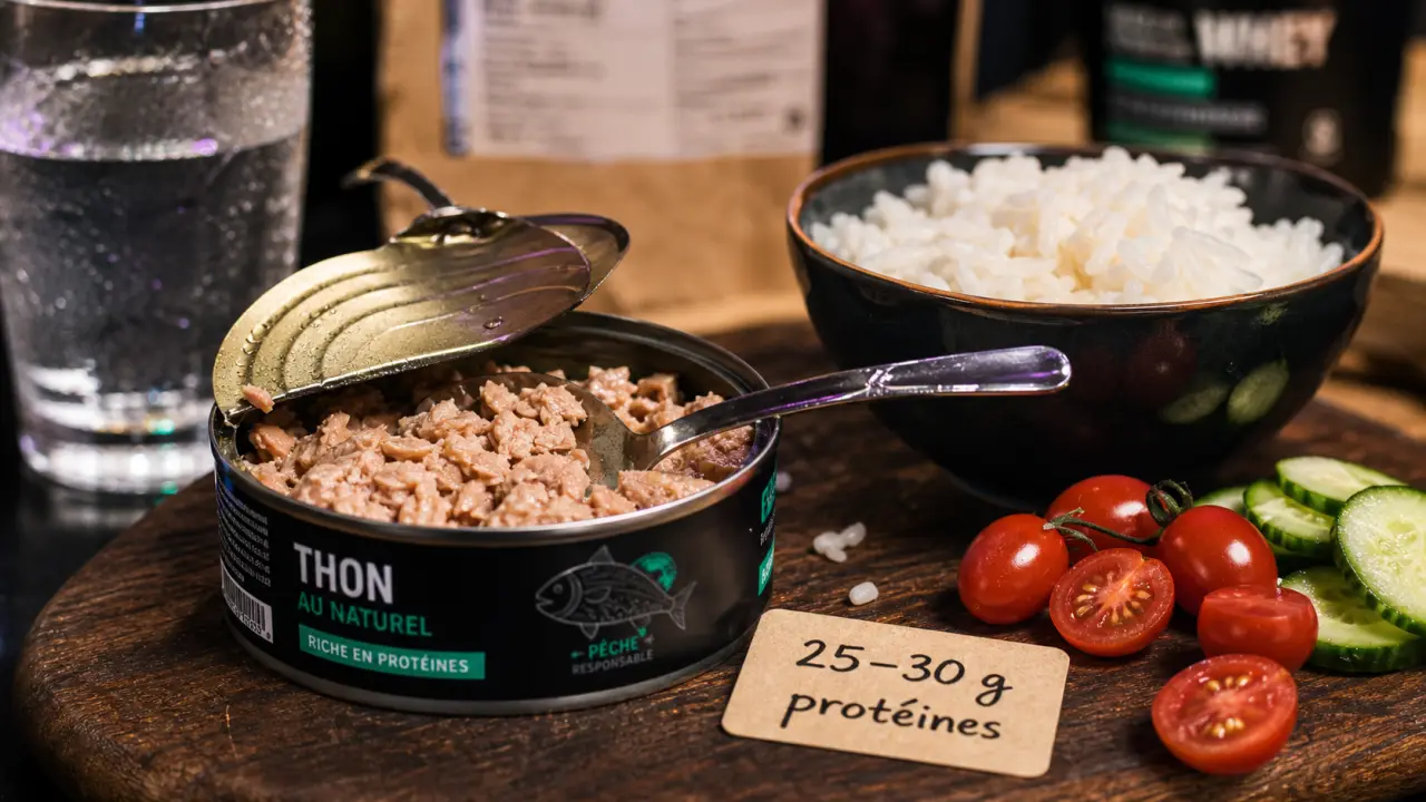 Proteine thon : 30 g protéines pour 100 g, repas facile