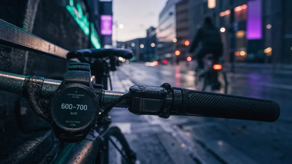 1h de vélo : de 300 à 700 kcal selon l’effort, le poids et l’assistance