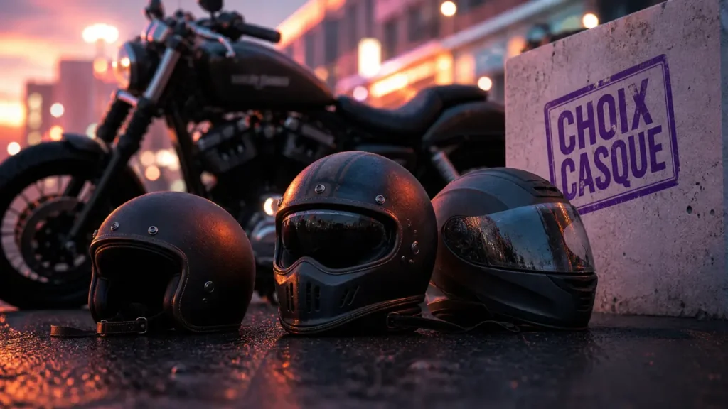 Jet, intégral vintage ou modulable P/J : quel casque custom choisir selon votre route ?