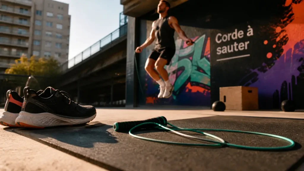 5 minutes de corde à sauter : du cardio, des calories brûlées et une coordination plus nette