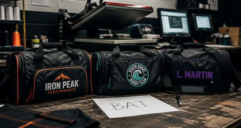Sac de sport personnalisé : quelles techniques, quels matériaux et quels usages pour votre club ?