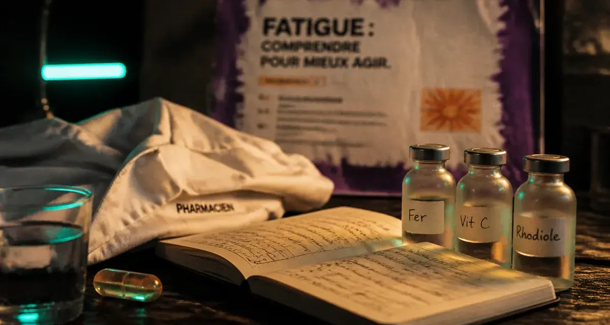 Compléments alimentaires fatigue, fer vitamine C rhodiola pour retrouver de l’énergie