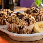 Muffins flocons d'avoine healthy moelleux, sans farine ni beurre