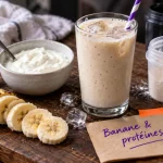 Proteine banane : banane avec skyr et whey