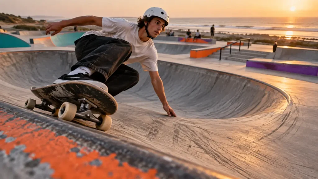 Le skatepark de La Faute-sur-Mer réunit un bowl immense et une aire de street complète