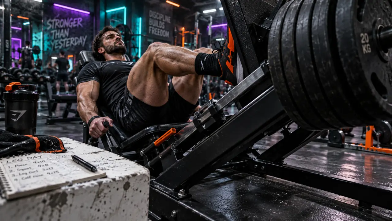 Musculation presse jambes : cuisses sans décoller le bassin