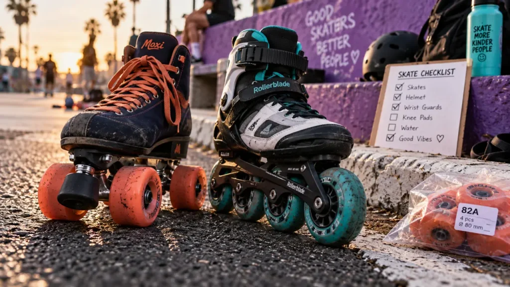 Patins à roulettes : le bon choix commence par le sol, pas par le style